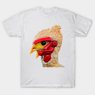 Cyborg Chicken Portrait 01 T-Shirt